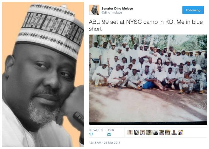 Bildergebnis für Certificate: Dino Melaye shares photo of himself in NYSC camp