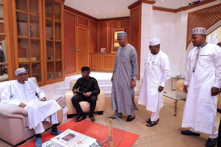 buhari host vp