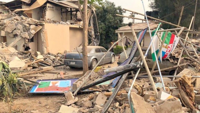 State-govt-demolishes-APC-factional-secretariat