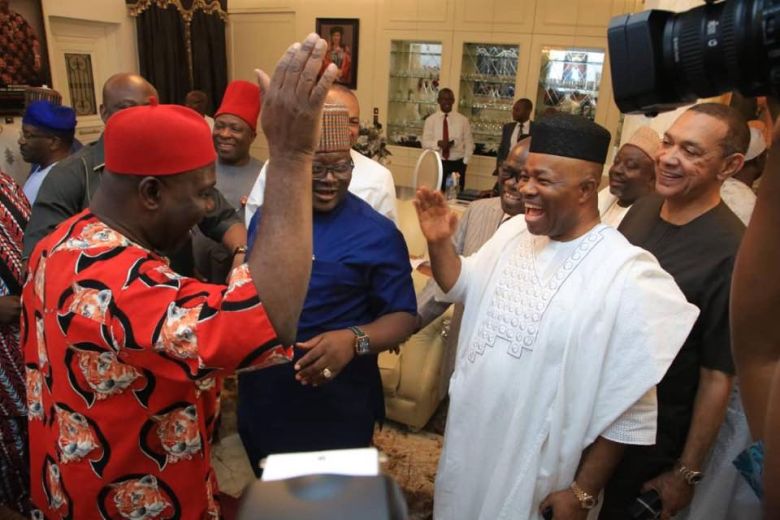 ike receices senators