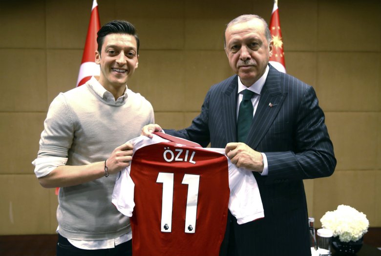 ozil and erdogna