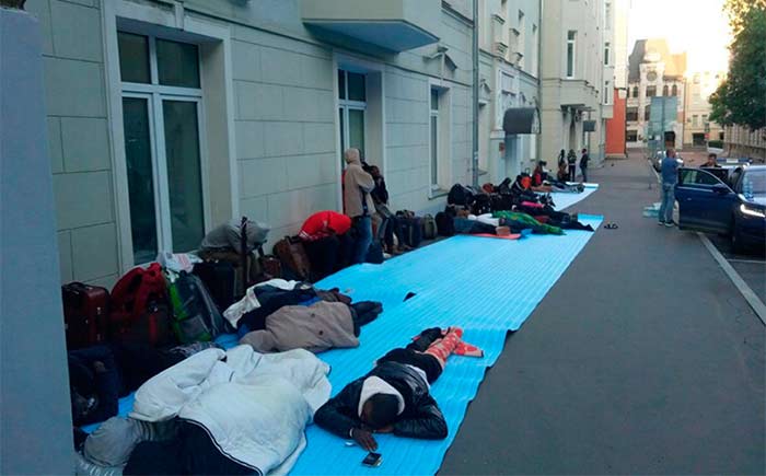 stranded nigerians in moscow
