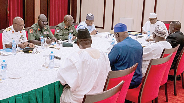 buhari security chiefs