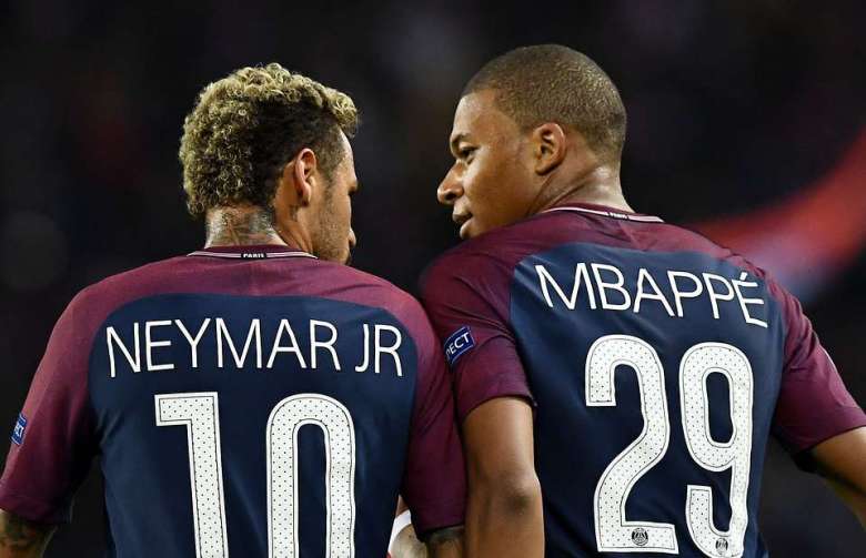 neymar and mbappe