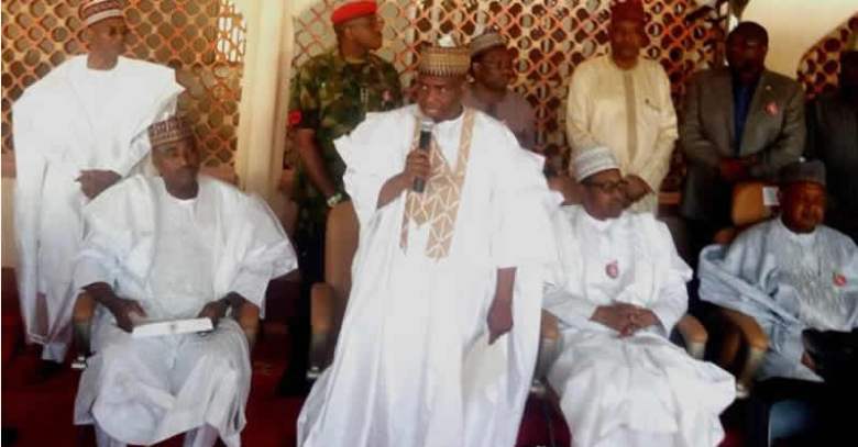 Buhari-visits-Shagaris-family