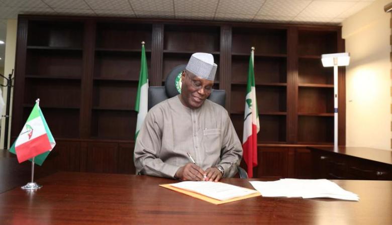 Atiku signs