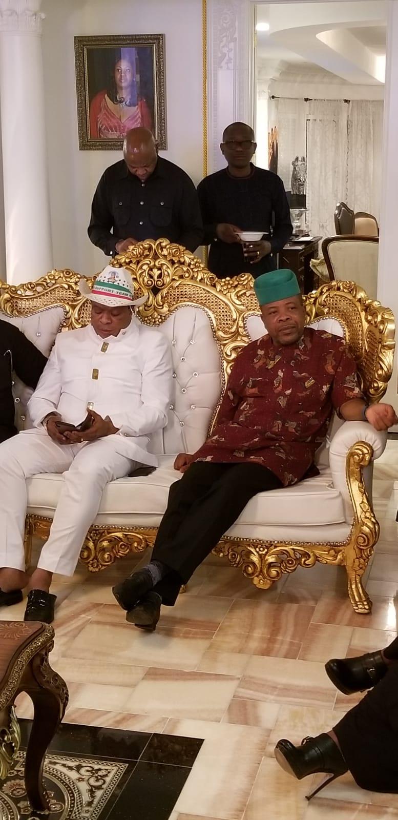 ihedioha seated