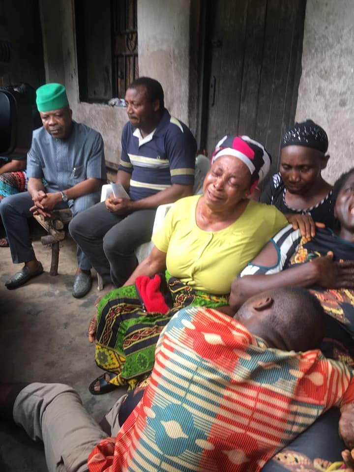 ihedioha grieves with family