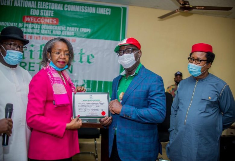 Obaseki-second-right-receiving-his-certificate-of-returns-e1600787128957